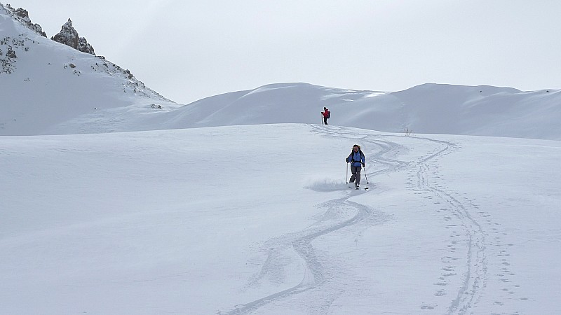 Début de la descente : plutôt correct