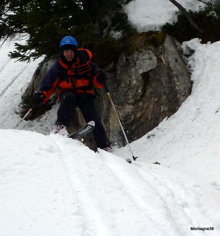 ça passe ! : neige difficile à skier !
