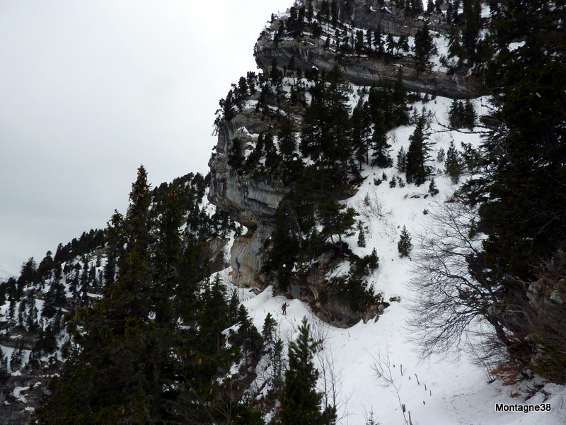 Les vires : c'est beau même sous les nuages et la neige