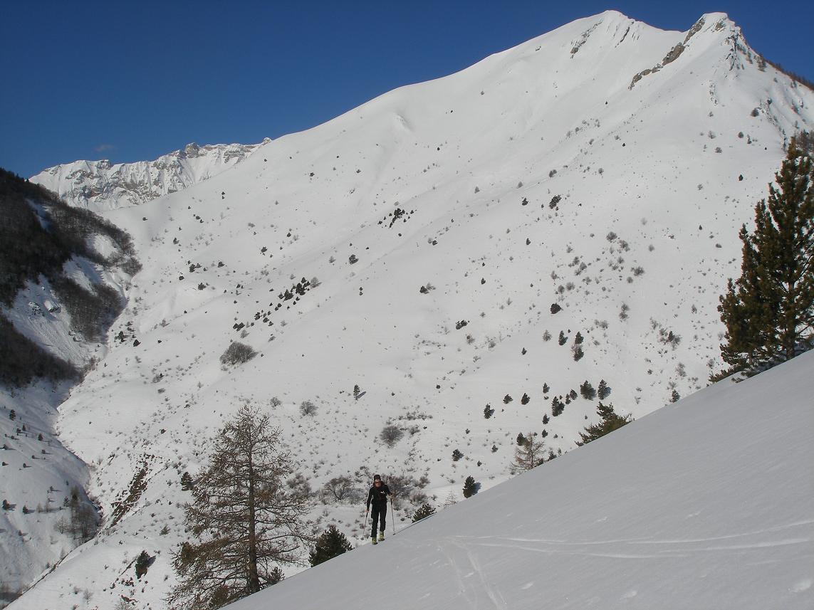 belle montée : pic melette derriere c'est fait!!