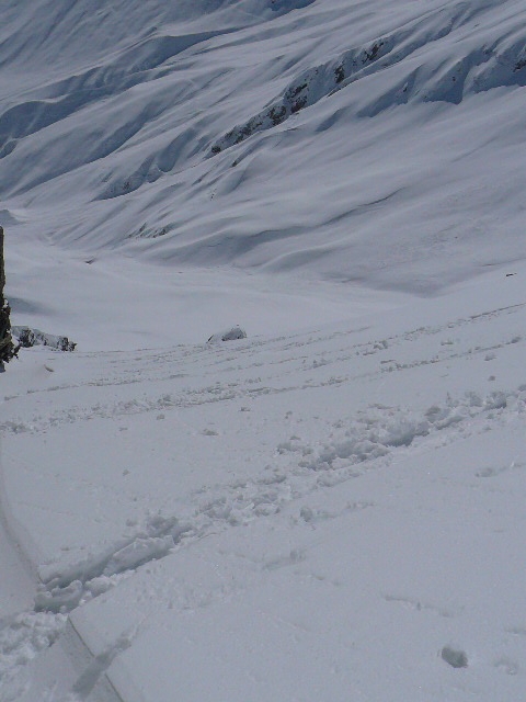 trace de montée