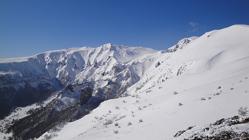 en haut des Crebasses : presque alpin