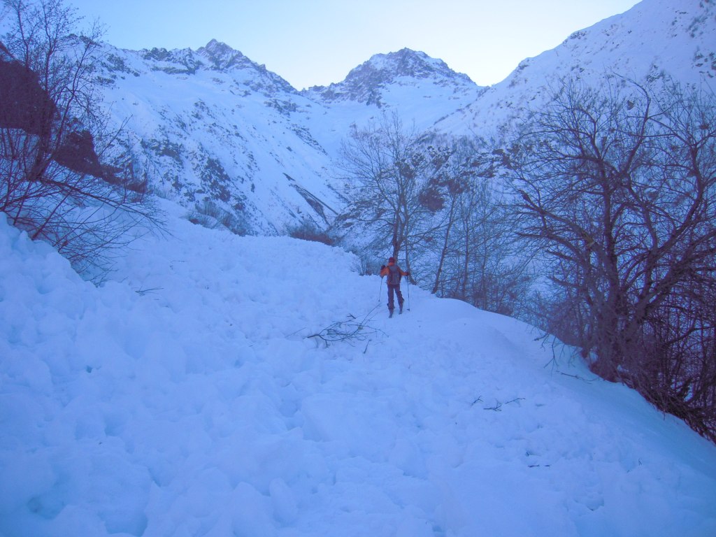 avalanche sur la route : aprés le rif du sap