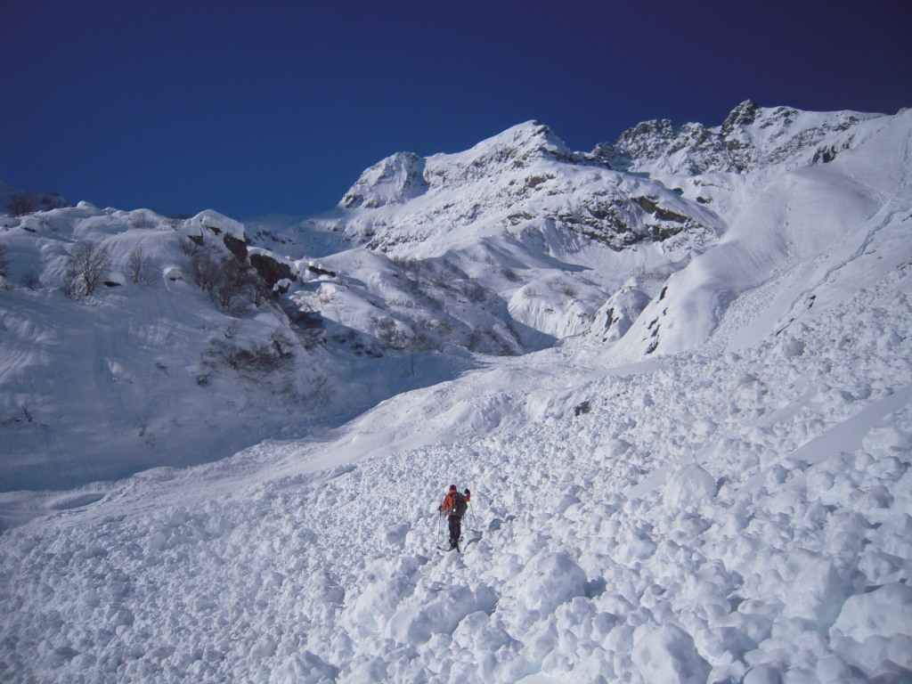 avalanche sous le pic Gazonné : Chaotique