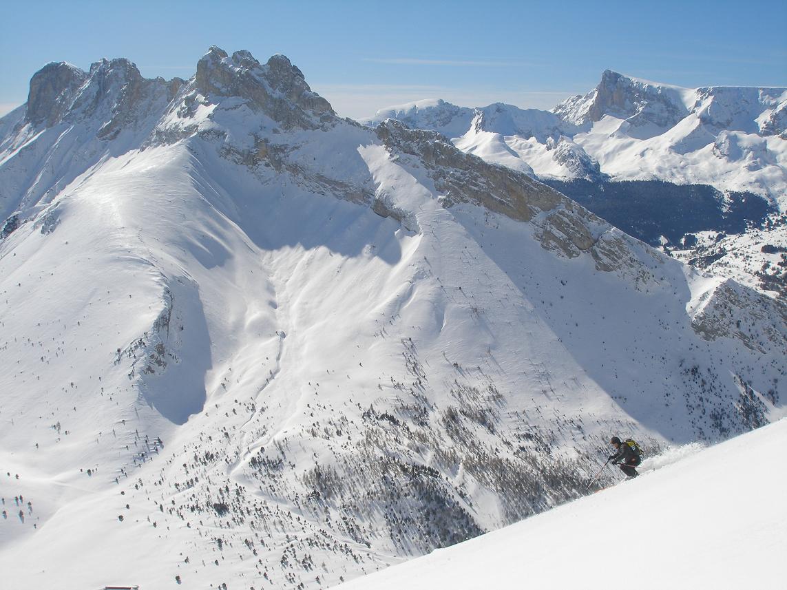 bon ski! : devant le pic ponsin