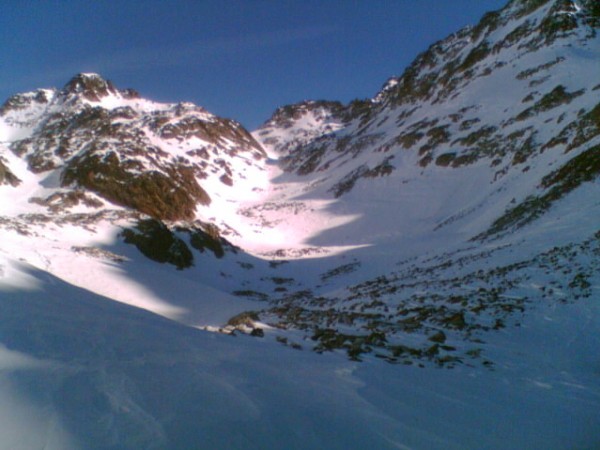 Montée au col de valloire : Pas mal de cailloux mais la neige est meilleure que la descente du Col d'Arguille