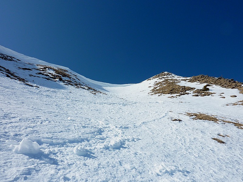 couloir E de Sullens : Haut du couloir