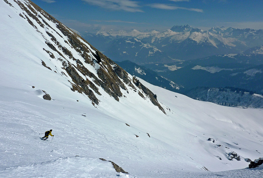 Pte du Replan : Couloir Est. 10 mars 2010