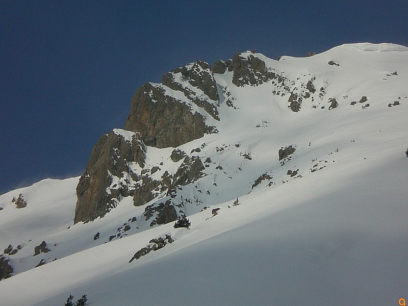 petite Peyrolle : sommet en vue.