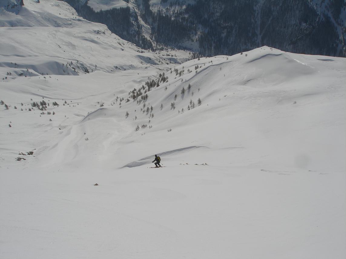 descente sud est : petite moquette