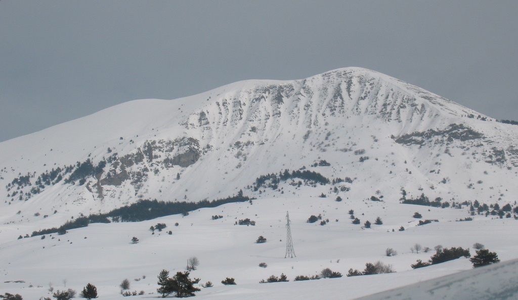 Le versant W... : ...du Puy de Manse