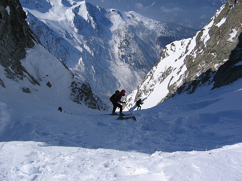 Couloir du Pertuis : Démarrage...