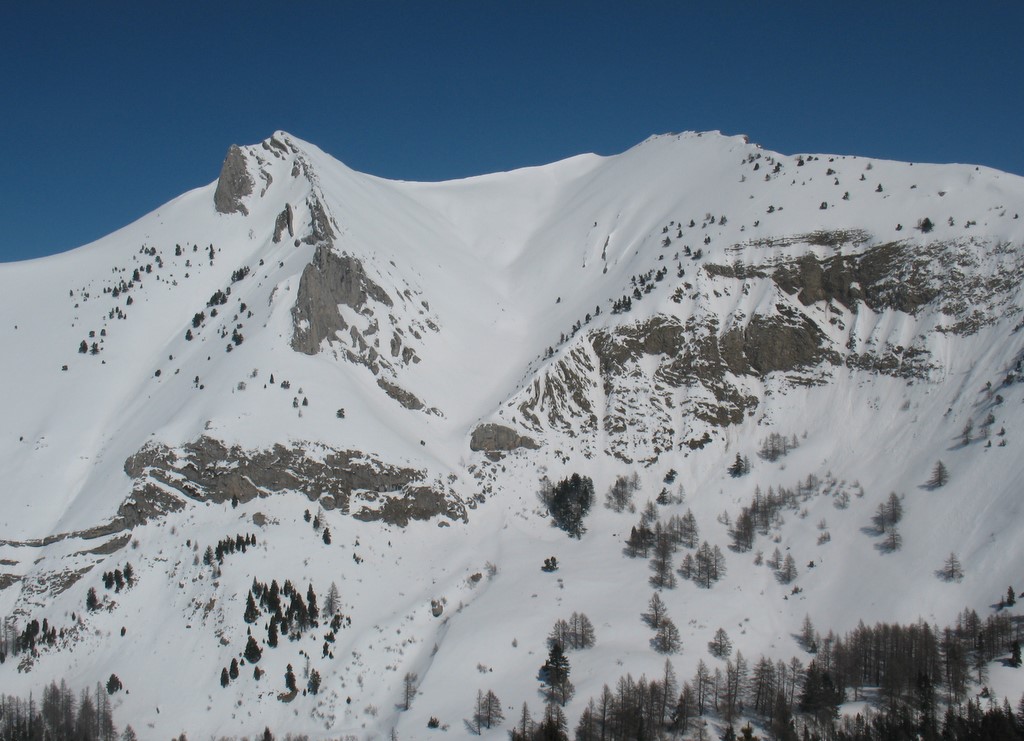 L'envers du Pic de Gleize