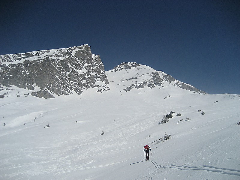 Col S de la grande Balmaz : Voilà, c'est tout droit !!!