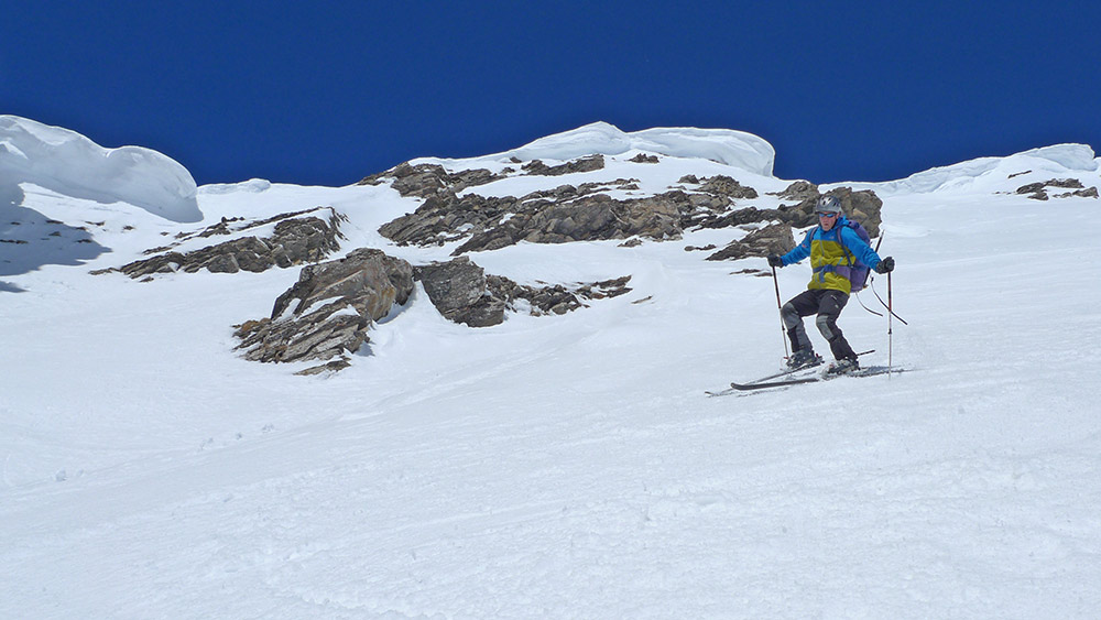 Sous les corniches : Gilles se fait bien plaisir