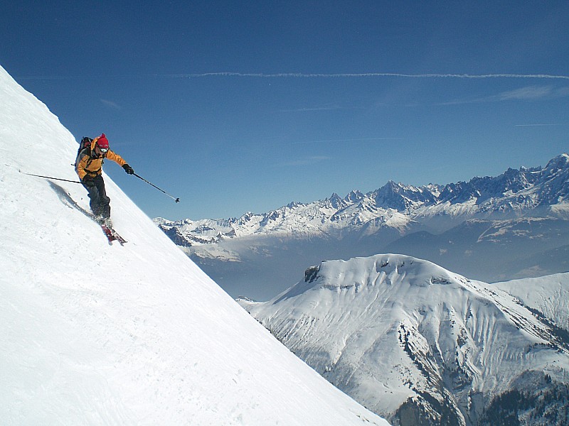 Toujours devant le Mt Blanc