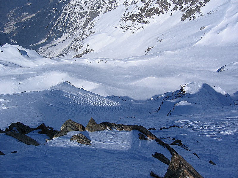 Le couloir : et son départ désaxé sur la droite