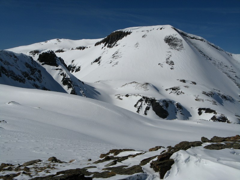 Cheval Blanc : Vu quelques personnes descendant du sommet