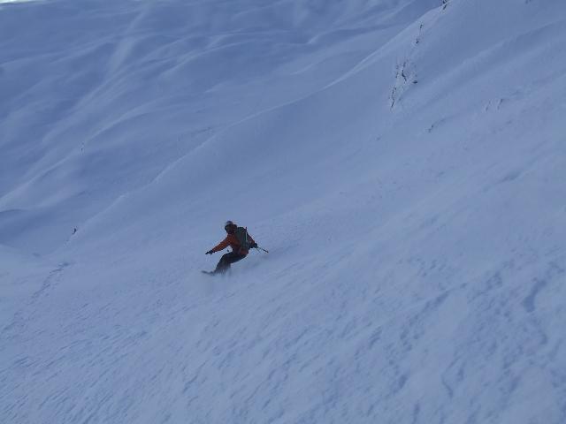 Pointe de la Finive : neige excellente