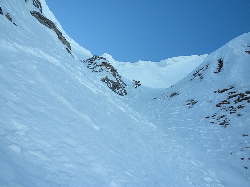 Pointe de la Finive : Mieux vaut ne pas penser, à ce qu'on a au dessus de la tete ...
