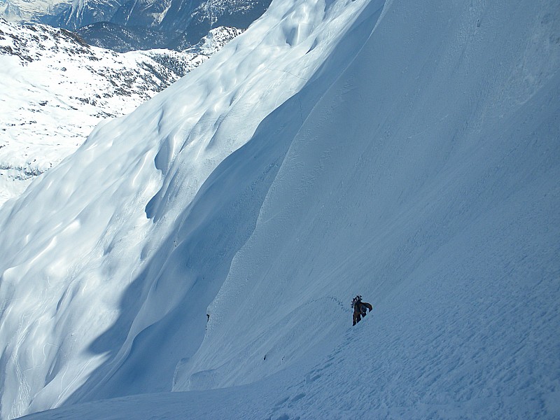 Pointe de la Finive : Bonne trace, merci Nitro