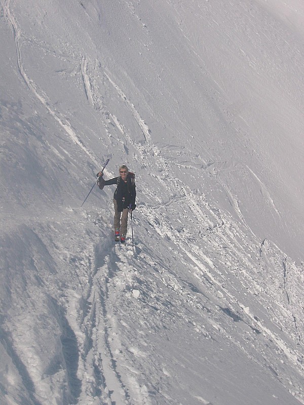 Montée au vallon nord : ça va être bon à la descente!