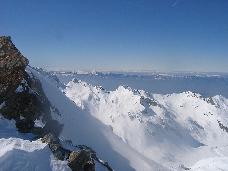 Vallon de l'Aup du Pont : Le pendant des photos prises à la sortie du col de Morétan! (vue de la brèche)