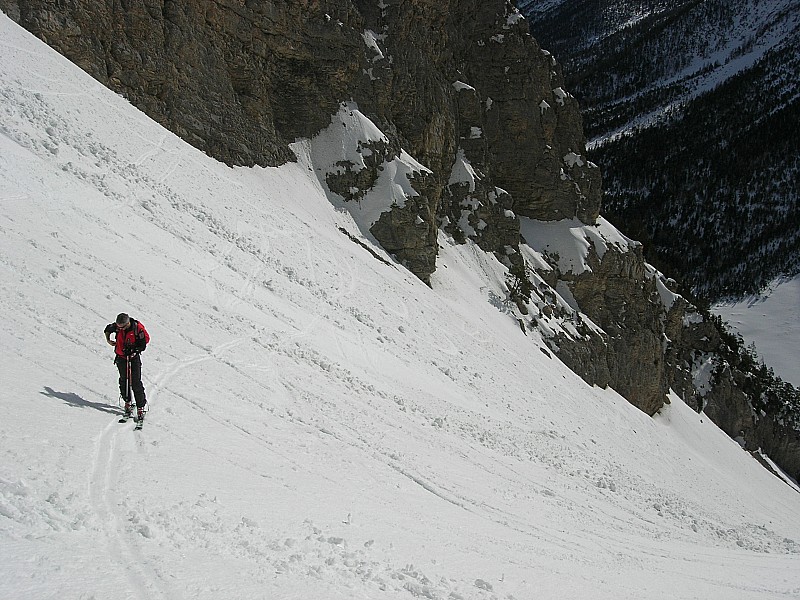 sommet de Guiau : ravin de la Casse