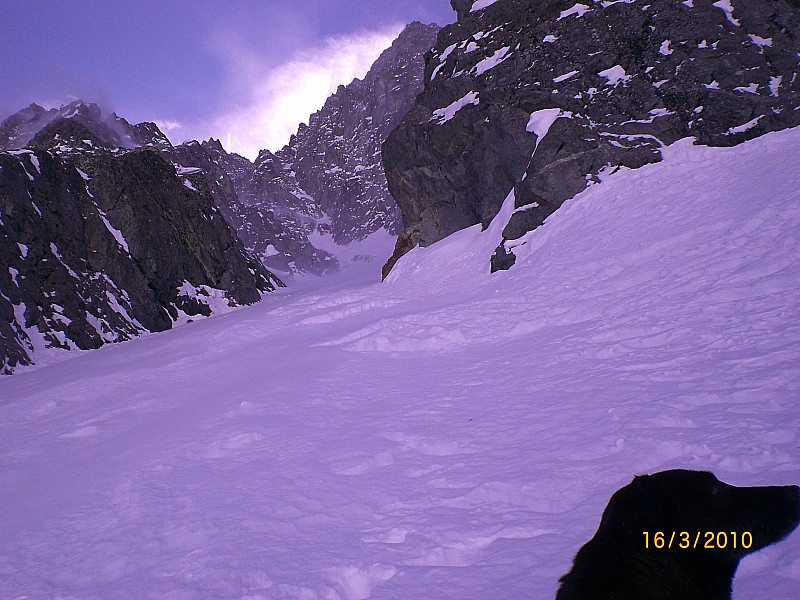 Couloir N pics du Casset : ça souffle sur les crêtes