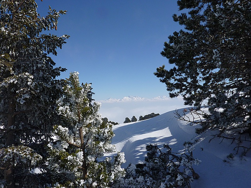 Vue sur Belledonne : Encore au soleil
