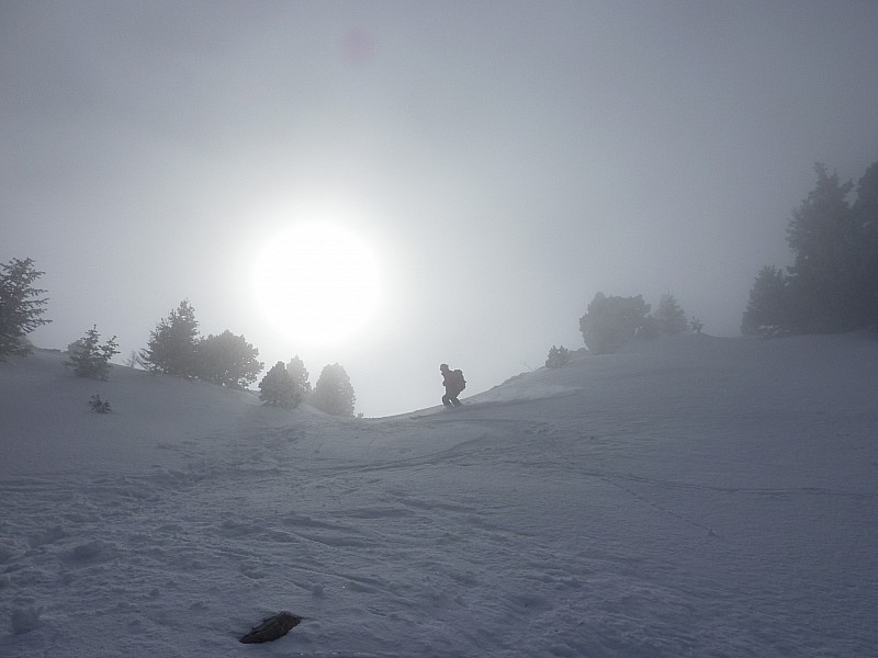 Descente : Et on replonge dans la brouillasse