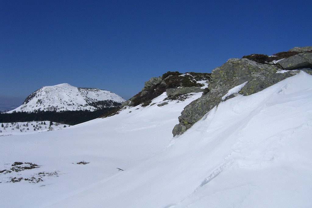 Le Séponet : Montée avec vue sur Montfol