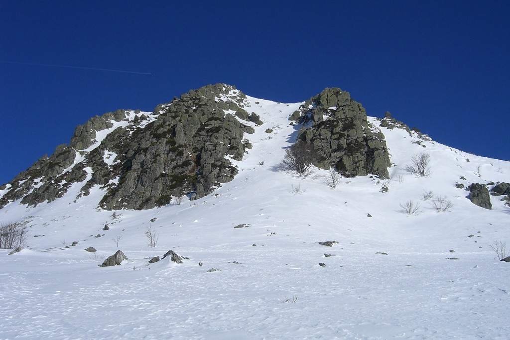 Suc de Montfol : Couloir sud