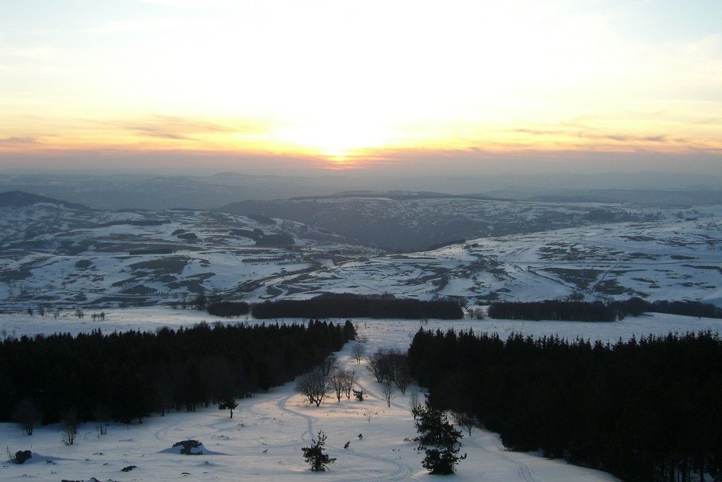 Suc de Montfol : Soleil: faute de lever ce sera le coucher