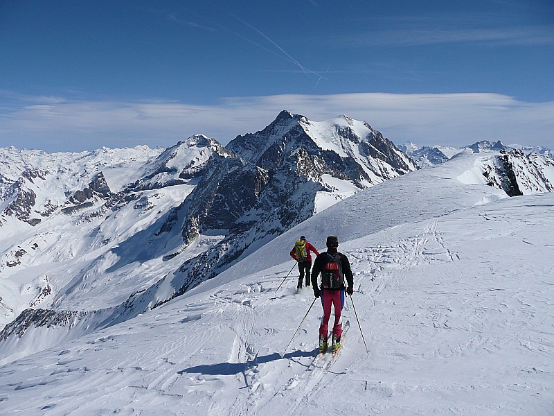 départ sommet : vue sur la Grande Casse