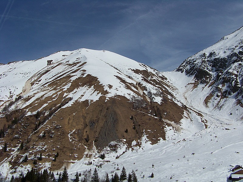 Vorassay : Mt Vorassay, face sud,  le 18-3-10