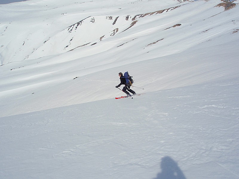Descente à la fontaine salée : Bonnes conditions