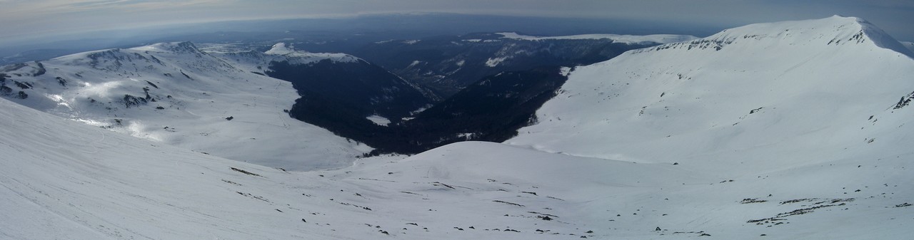 Cirque de Grandval : Vue du Puy Brunet