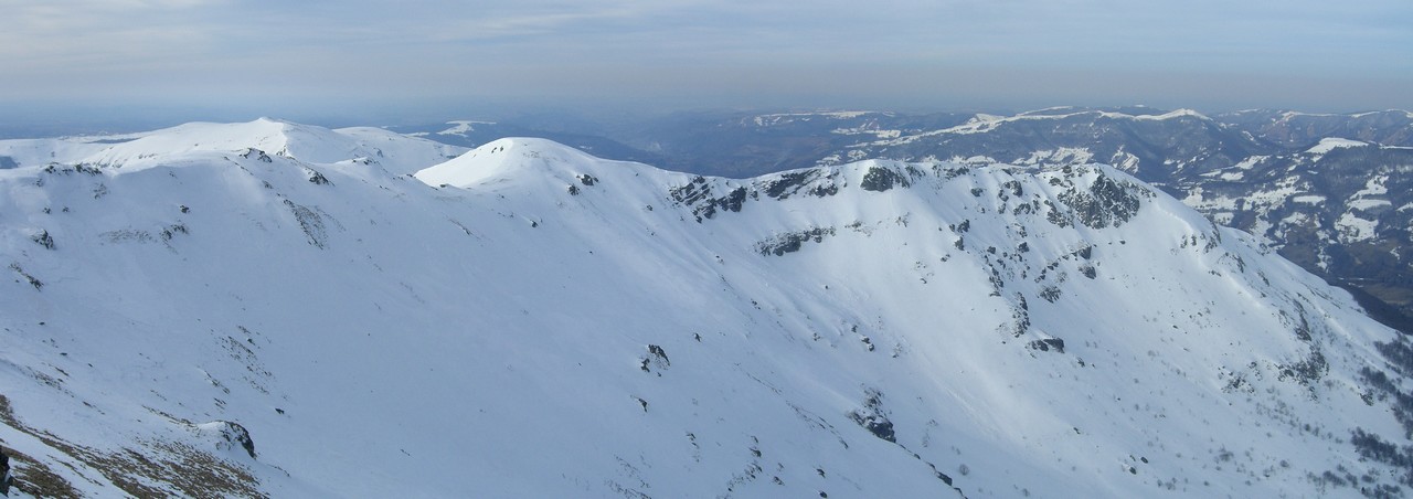 Brunet et Arpon du Diable : De belles pentes nord encore trop bétonnées à cette heure de la journée