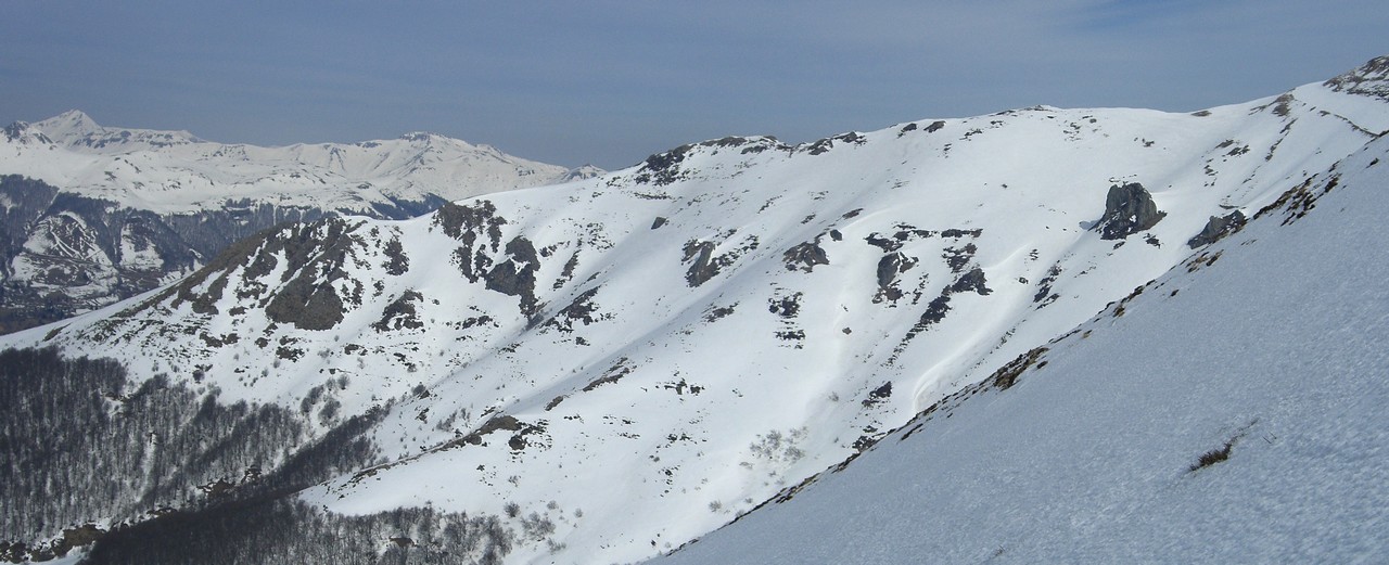 Arpon du Diable : Les pentes NW