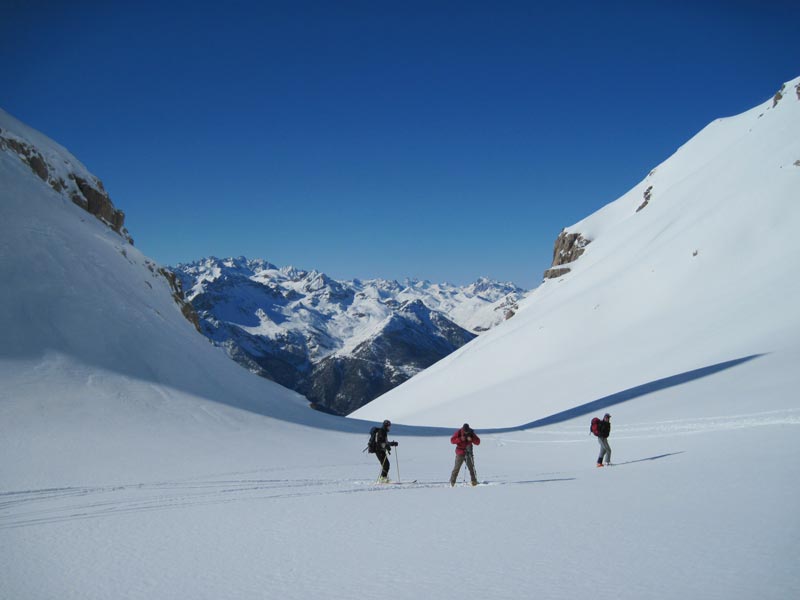 la descente : c'est reparti.