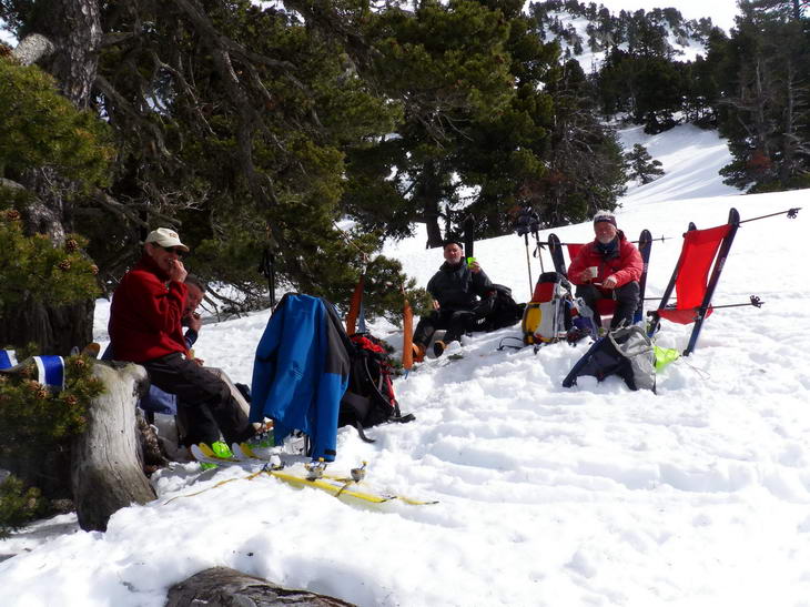 Pause casse croute : Un coin de paradis par ce temps!