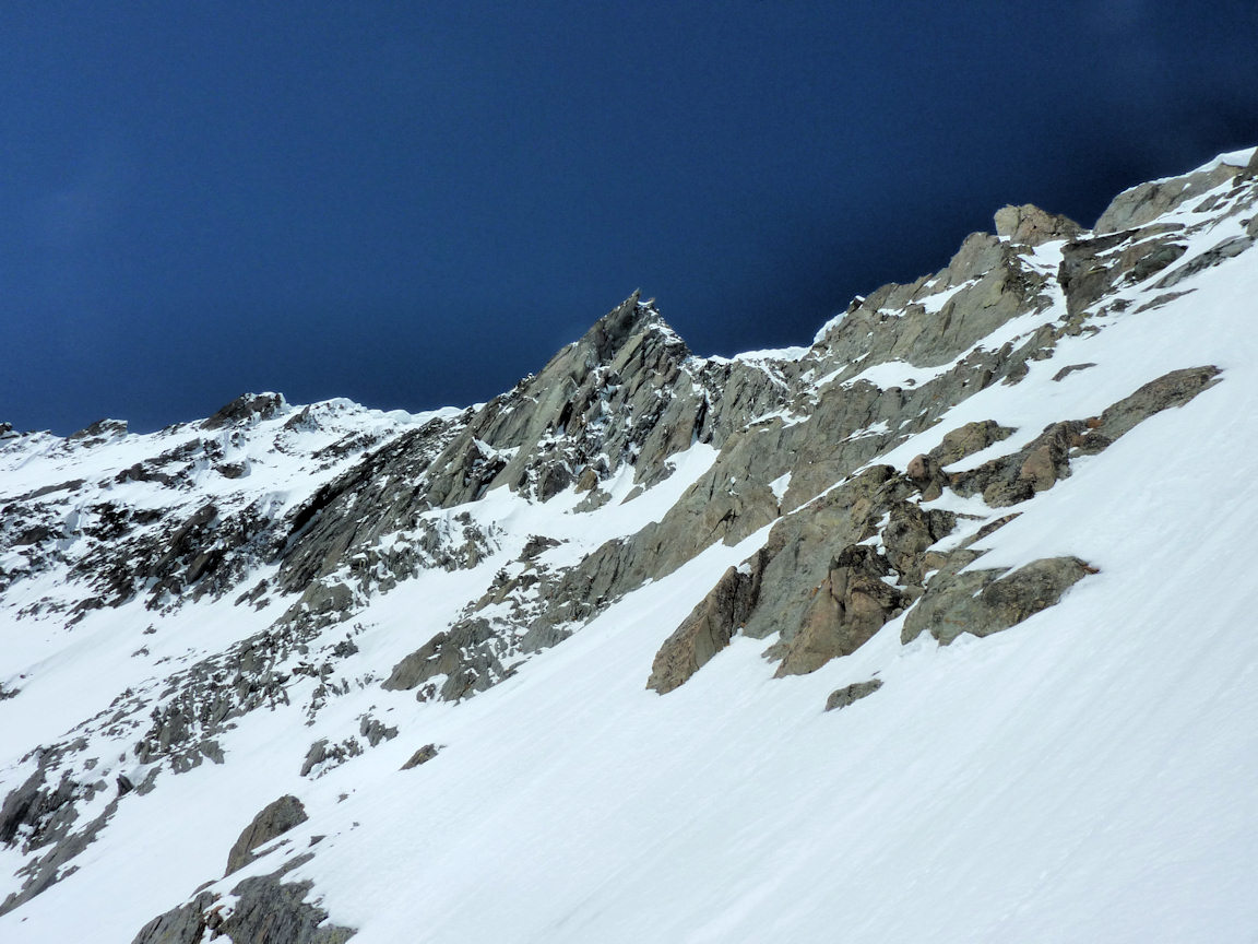 Pointe du Vallonnet : Le versant Sud.