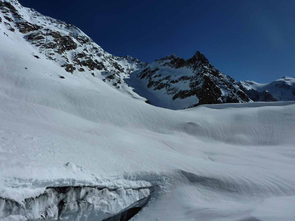 Glacier de la Patinoire : Nous sommes bien sur un glacier: la preuve !