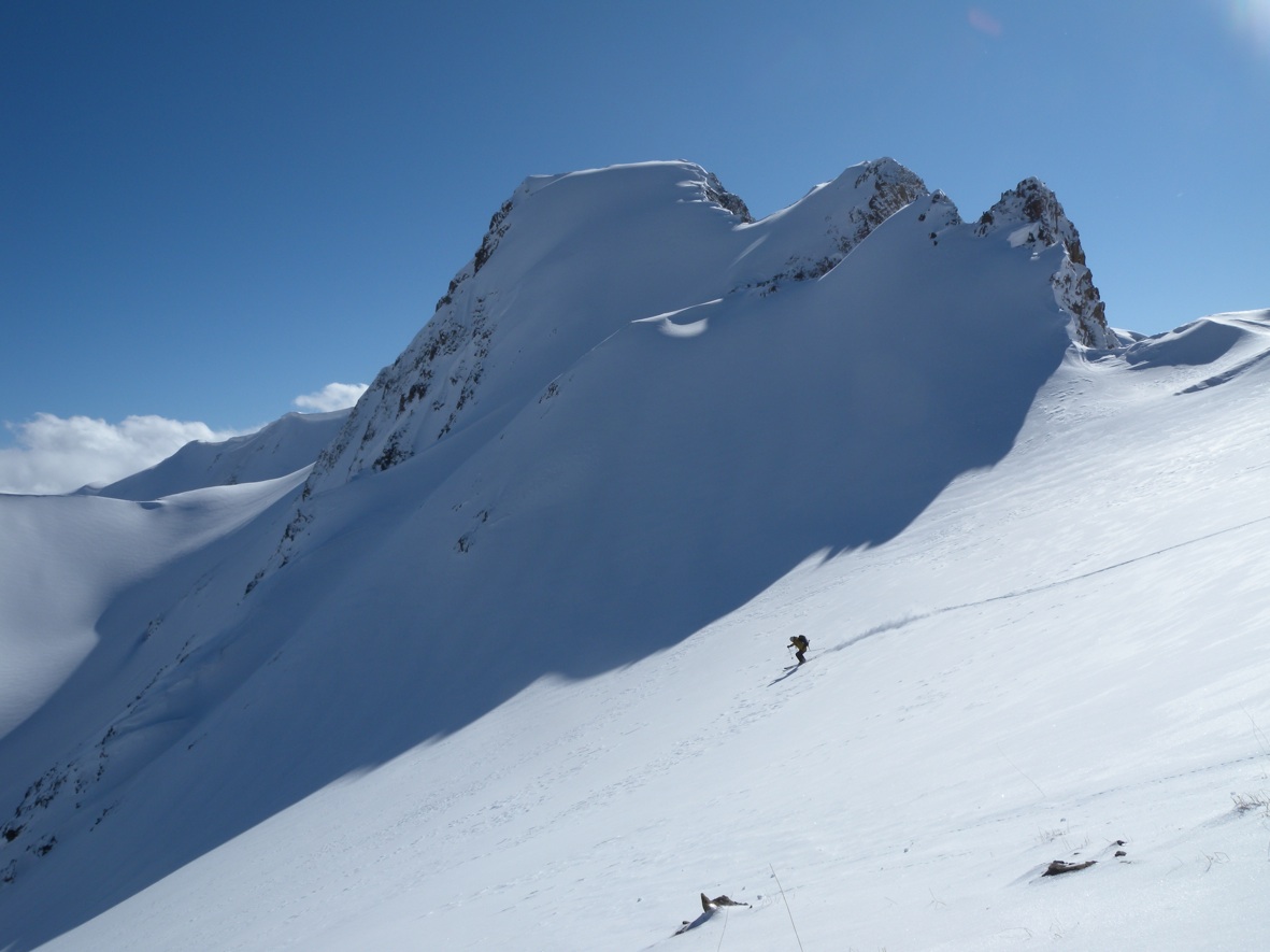 Ski grand large...