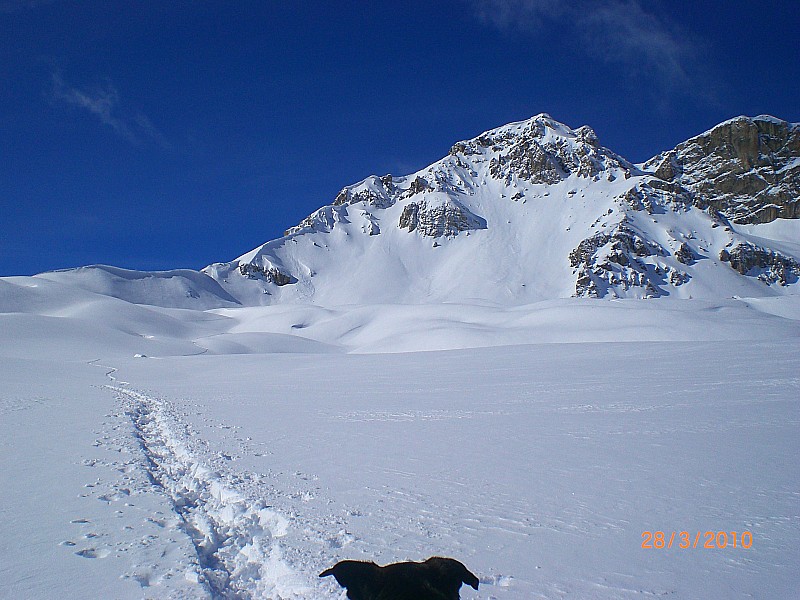 Clot la Cime : Col des Ourdeis et Pic de Beaudouis.