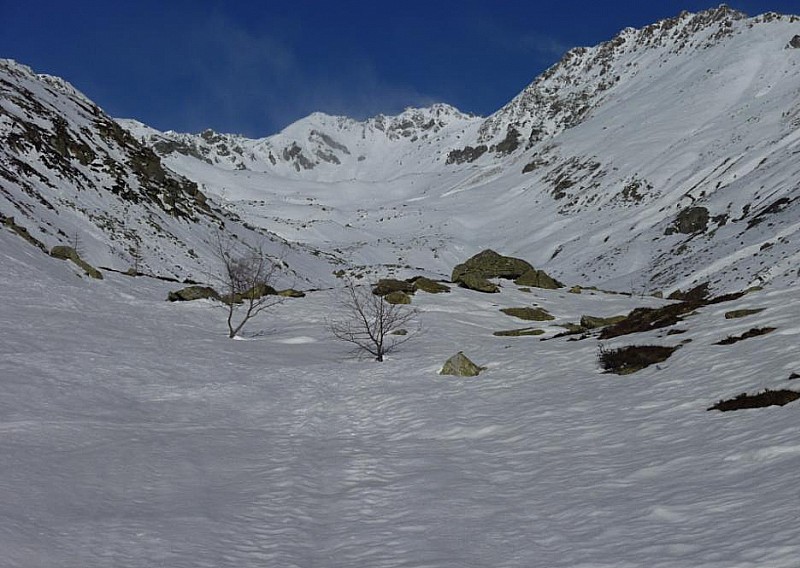 Vallon de Rocciavre : Partie superieure, top moquette en vue