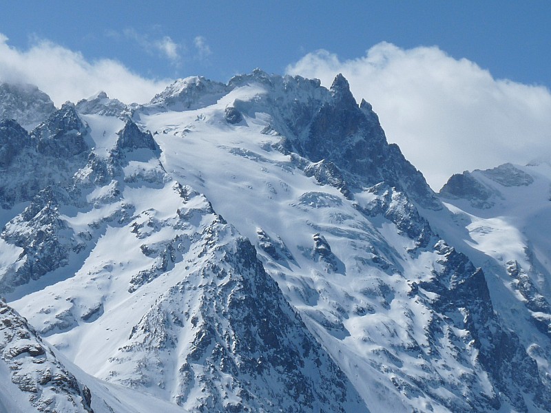 Sa majesté la Meije! : La vue depuis la terasse du refuge: Le pied, tout simplement!