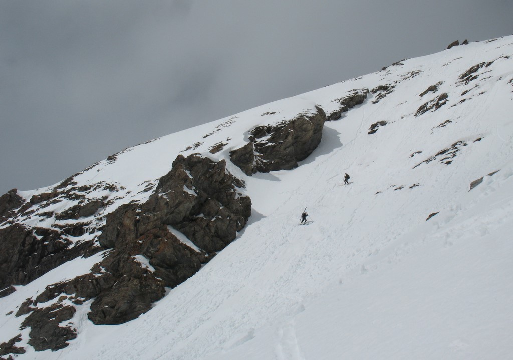 Le goulet, à 2750m