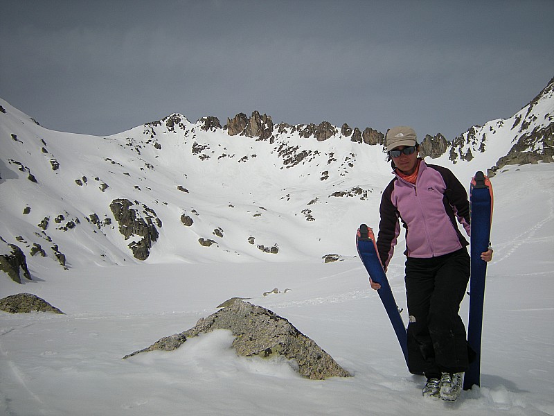 Col du lac nere : Avant la galere de la descente